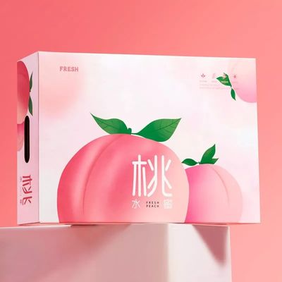 Contenitori d'imballaggio di frutta del cartone ondulato che verniciano i contenitori di imballaggio di Apple