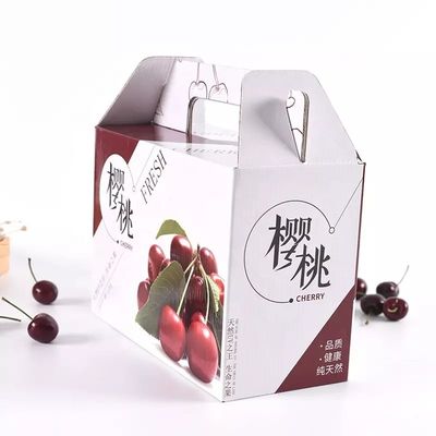 I materiali riciclati fruttificano scatole di spedizione d'imballaggio di frutta del cartone delle scatole
