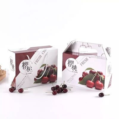 I materiali riciclati fruttificano scatole di spedizione d'imballaggio di frutta del cartone delle scatole