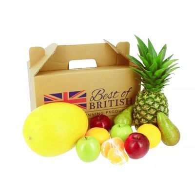 L'imballaggio della frutta di CMYK inscatola il contenitore ondulato su ordine di frutta