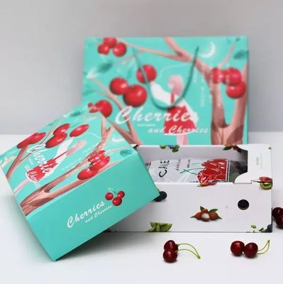 Scatole di cartone di verdure ecologiche CMYK della frutta/colore di Pantone