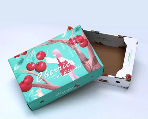 Scatole di cartone di verdure ecologiche CMYK della frutta/colore di Pantone