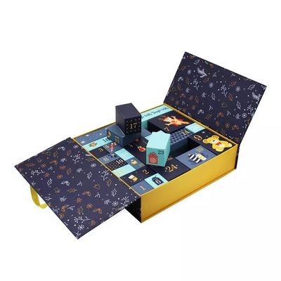 ODM Advent Calendar Boxes dell'OEM rettangolare dei contenitori di regalo del cartone di Natale