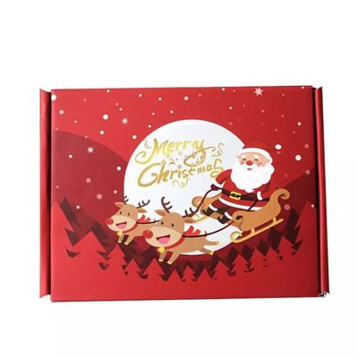 Advent Calendar Christmas Cardboard Gift inscatola la stampa di goffratura