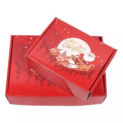 Advent Calendar Christmas Cardboard Gift inscatola la stampa di goffratura