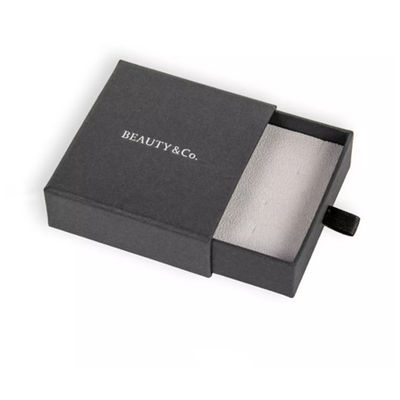 Contenitore di regalo privato della collana del velluto dell'unità di elaborazione dell'etichetta, contenitore di regalo d'imballaggio di gioielli di lusso