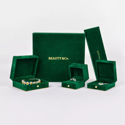 Contenitore di regalo privato della collana del velluto dell'unità di elaborazione dell'etichetta, contenitore di regalo d'imballaggio di gioielli di lusso