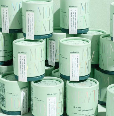 Coperchio d'imballaggio del cilindro riciclabile del cartone di 100% e struttura bassa