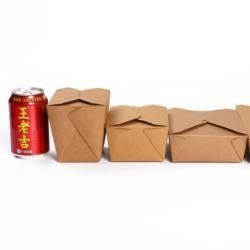 Contenitore di carta eliminabile impermeabile al grasso ISO9001 di alimento della scatola su ordinazione asportabile di imballaggio per alimenti